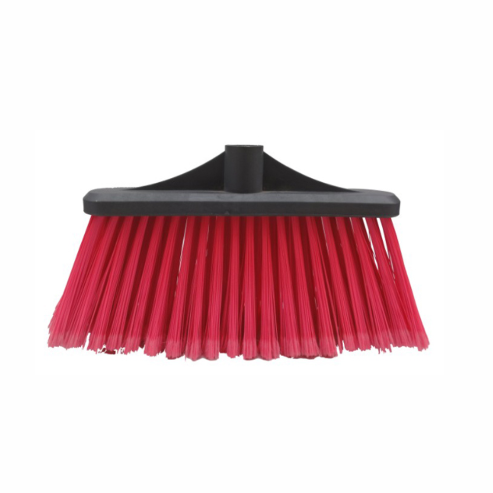 Heavy-Duty Plastic Broom 24cm Professional Sweeper Commercial-Grade Cleaning Tool