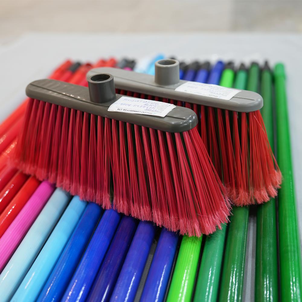 Soft plastic broom for cleaning