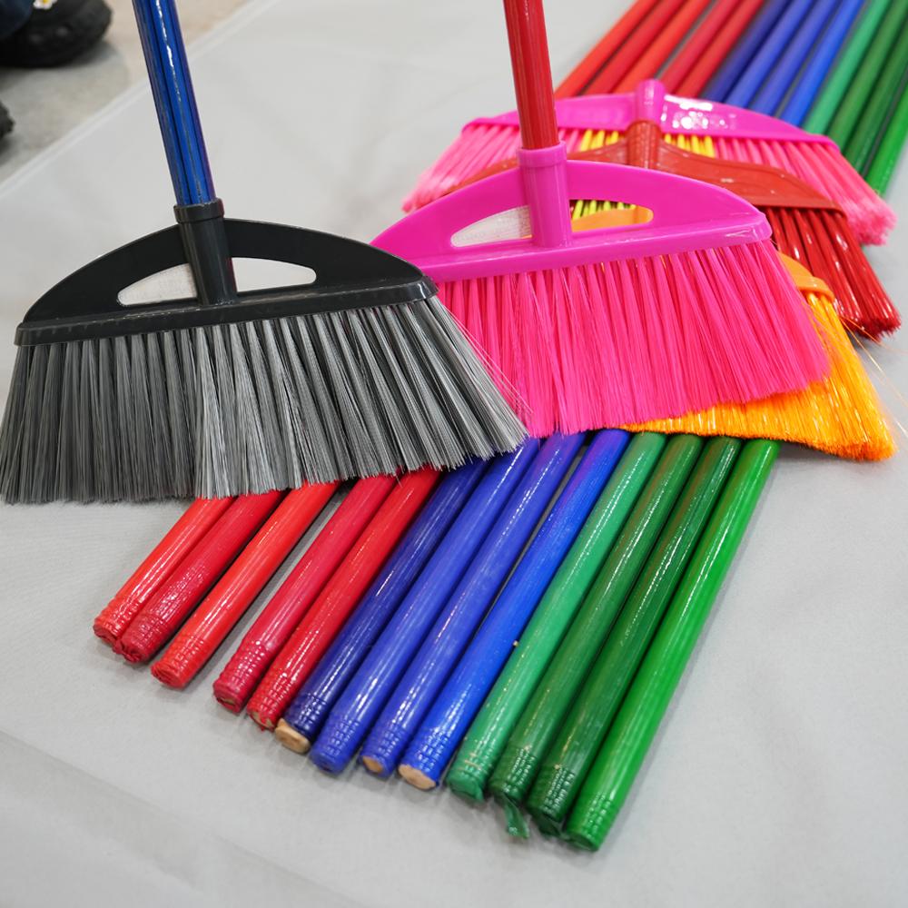 Colorful Multi - Purpose Broom Set for Home & Outdoor Cleaning 10.5cm Bristle