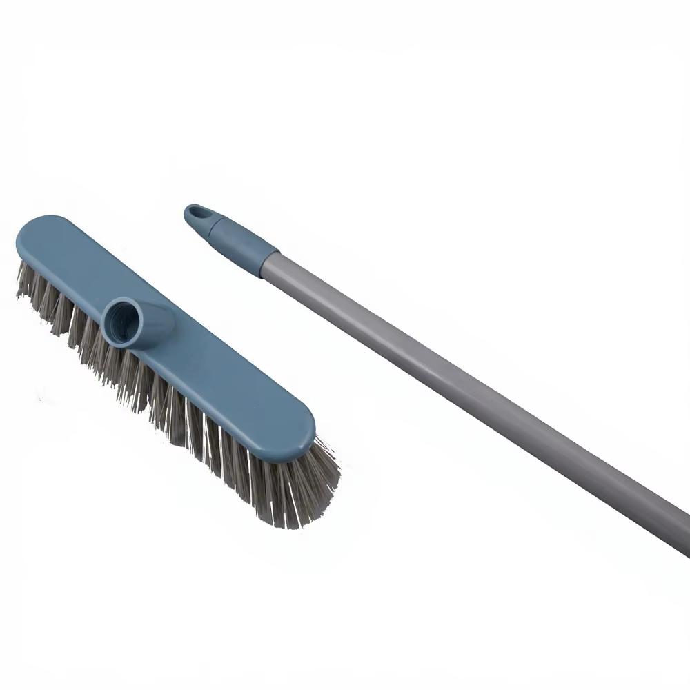 Simple Style Long Handle Floor Brush, Angled Plastic Broom, Italian Thread Broom Set